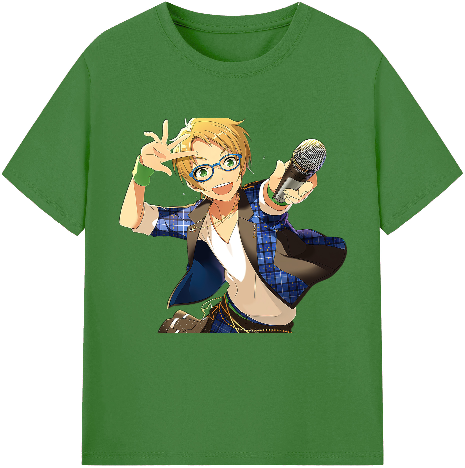 （画像用） あんさんぶるスターズ! Ensemble Stars レディースカジュアルプリントTシャツ（綿100％）